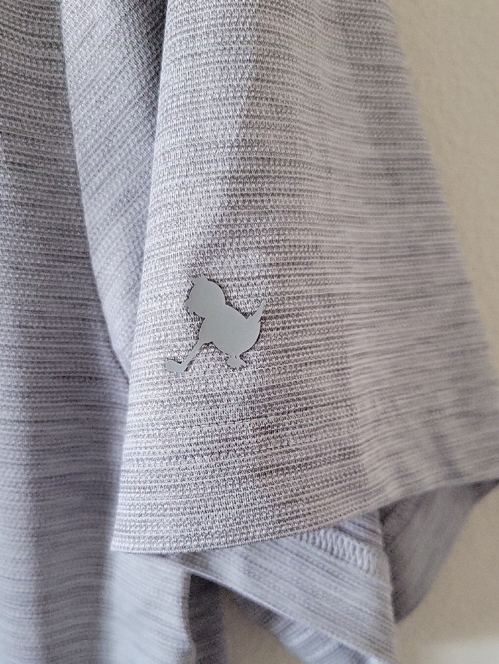 Birdie Bound Grey Golf Polo Size Medium - Picture 3 of 6